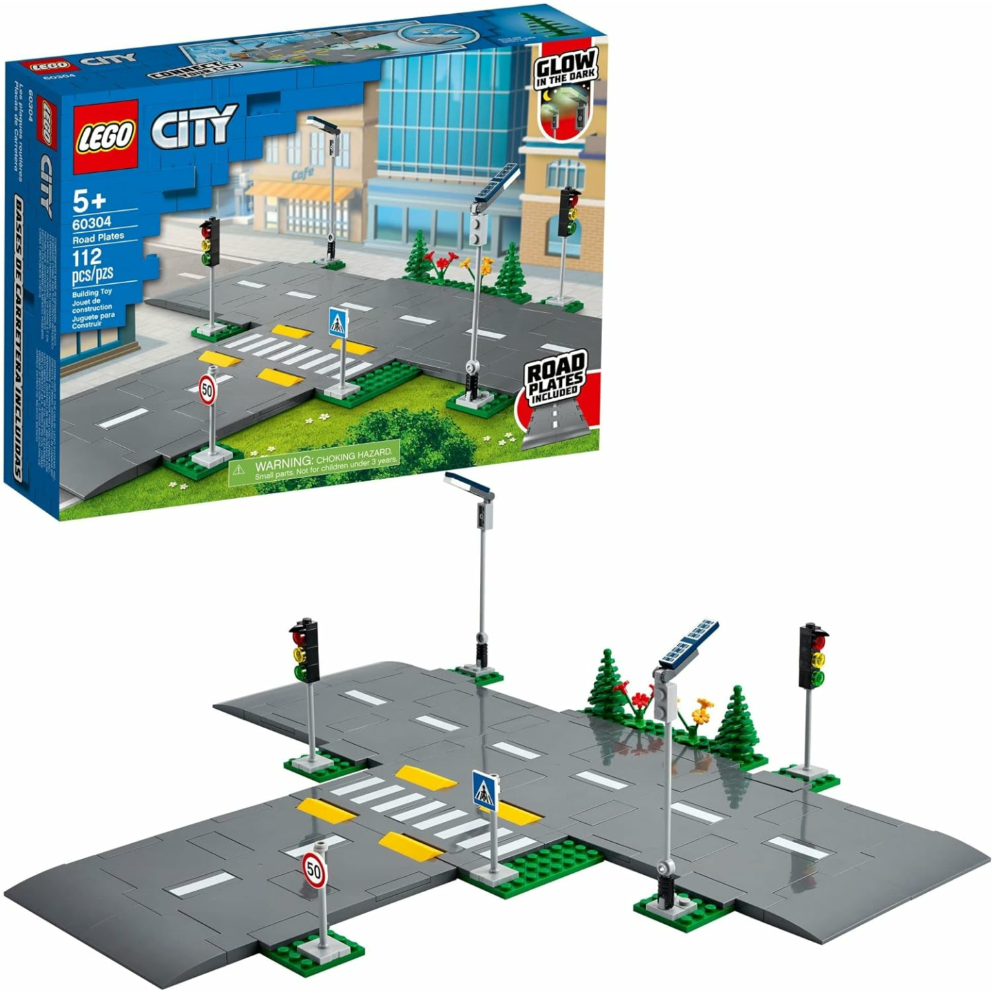 LEGO City Road Plates 60304 Building Toy Set