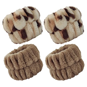 Stylish & Absorbent Wrist Washbands for Women - Perfect for Skincare Routine!