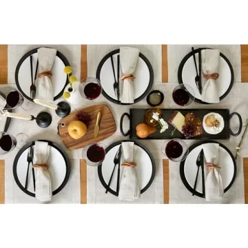 Solino Home 100% Pure Linen Table Runner 90 Inches Long