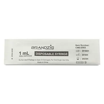 Brandzig 1ml Oral Syringe - Safe & Sterile - 100 Pack