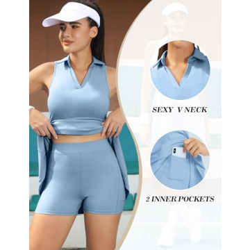 Stylish Fengbay Tennis Dress with Pockets for Women