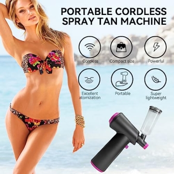 Cordless Spray Tan Machine for Flawless At-Home Tanning