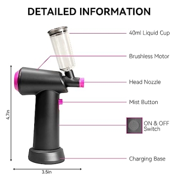 Cordless Spray Tan Machine for Flawless At-Home Tanning