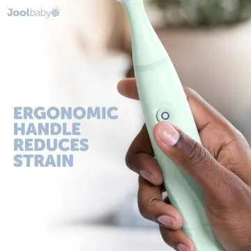 Jool Baby Electric Bottle Brush Cleaner – Faster & Easier Bottle Washing, Ergonomic, Rechargeable, Suction Cup Base (Mint)