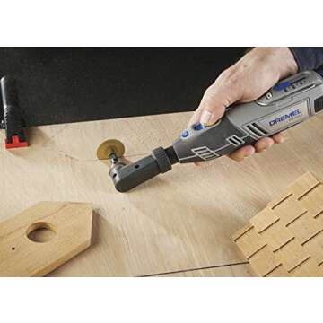 Dremel 575 Right Angle Attachment for Rotary Tools, Angle Drill Attachment, Perfect for Grinding, Drilling and Cutting