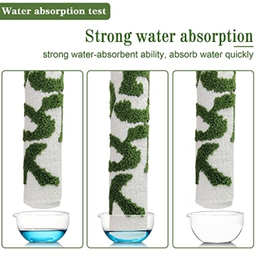 MSTOFFY You Look Good Bath Mat Pink Cute Bathroom Rugs for Girls Microfiber Funny Shower Preppy Bathroom Decor Non-Slip Washable Mat (Green)