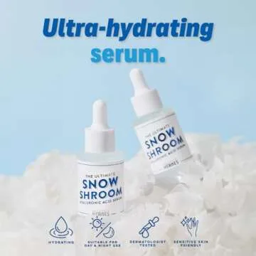 All Natural, Vegan Hyaluronic Acid Serum by Handmade Heroes, Deep Multi Layered Hydration, Moisturize, Plump Skin, Reduce Wrinkles. Fragrance Free