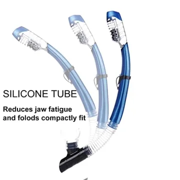 AQUA A DIVE SPORTS Dry Snorkel for Easy Breathing