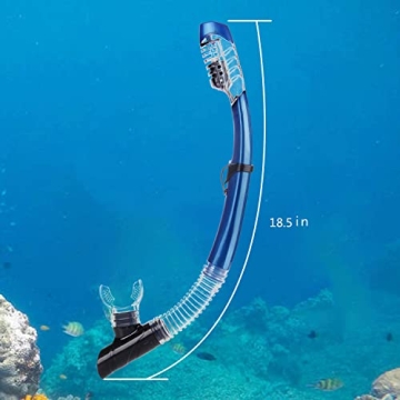 AQUA A DIVE SPORTS Dry Snorkel for Easy Breathing
