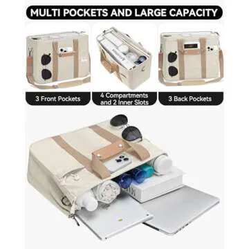 Stylish VOFANK Canvas Tote Bag for Women - Durable and Functional