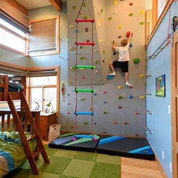 Rainbow Craft Kids Climbing Rope Ladder - Fun Playtime Adventure