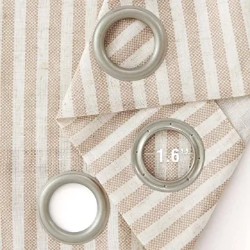 Jinchan Linen Curtains for Living Room and Bedroom