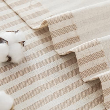 Jinchan Linen Curtains for Living Room and Bedroom