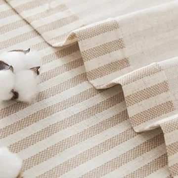 Jinchan Linen Curtains for Living Room and Bedroom