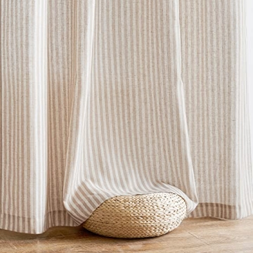 Jinchan Linen Curtains for Living Room and Bedroom
