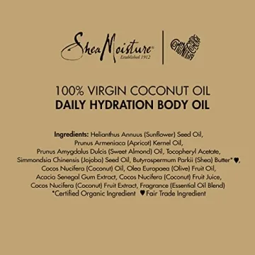 Hydrating Body Oil with Coconut for Smooth Skin