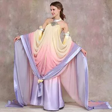 CosplayDiy Women's Dress for Queen Padme Amidala Cosplay XS