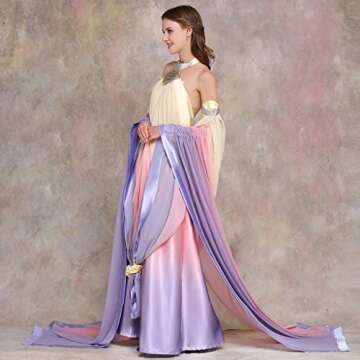 CosplayDiy Women's Dress for Queen Padme Amidala Cosplay XS