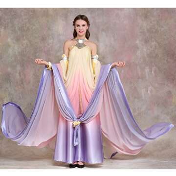 CosplayDiy Women's Dress for Queen Padme Amidala Cosplay XS