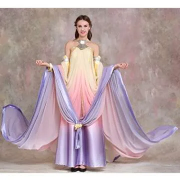CosplayDiy Women's Dress for Queen Padme Amidala Cosplay XS