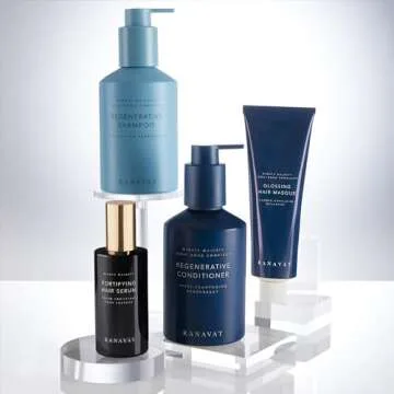 RANAVAT BOTANICS RANAVAT Glossing Hair Mask - Damaged Hair Repair & Conditioning Hair Mask with Hyaluronic Acid + Moringa Seed Oil to Mend Breakage & Split Ends (5 oz)