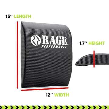 Rage Fitness Abdominal Mat - Core Trainer for Sit-ups & Crunches