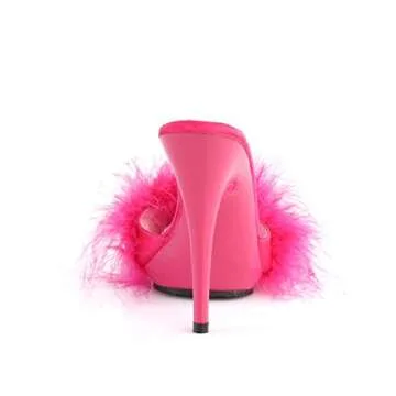 Fabulicious Poise-501F Marabou Slippers for Women