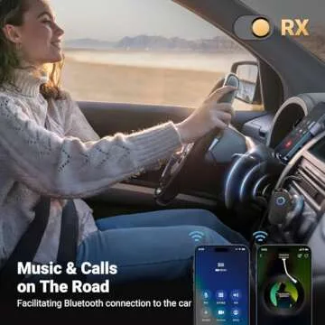 UGREEN Airplane Bluetooth 5.2 Transmitter Adapter for Airpods or Headphones Dual Pairs, 2-in-1 Wireless Bluetooth 3.5mm Aux Audio Transmitter/Receiver for Flight, TV, Car Stereo, Treadmill, MP3 Player