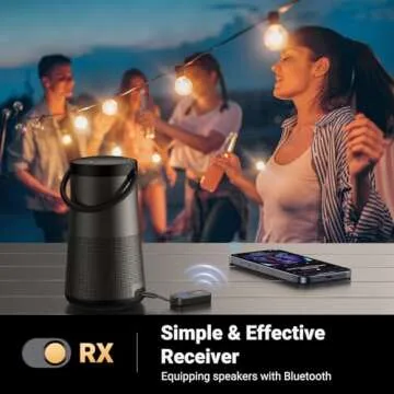 UGREEN Airplane Bluetooth 5.2 Transmitter Adapter for Airpods or Headphones Dual Pairs, 2-in-1 Wireless Bluetooth 3.5mm Aux Audio Transmitter/Receiver for Flight, TV, Car Stereo, Treadmill, MP3 Player