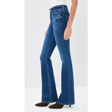 Veronica Beard Beverly High Rise Flare Jeans Feminine Fit