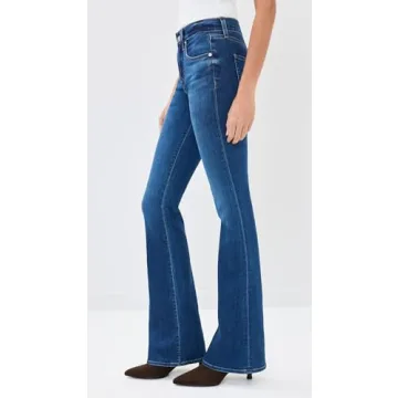 Veronica Beard Beverly High Rise Flare Jeans Feminine Fit