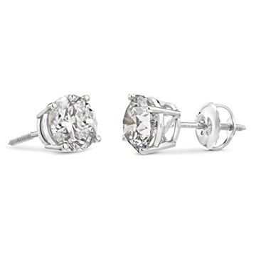 Gorgeous 14K Gold Diamond Stud Earrings for Women