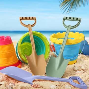 Jumbo 3 Pack Shovels for Kids and Adults - 16 Inch Sand Tool