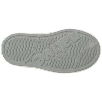 Native Shoes, Jefferson Child, Kids Lightweight Sneaker, Pigeon Grey/Shell White, 2 M US Little Kid