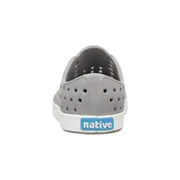 Native Shoes, Jefferson Child, Kids Lightweight Sneaker, Pigeon Grey/Shell White, 2 M US Little Kid