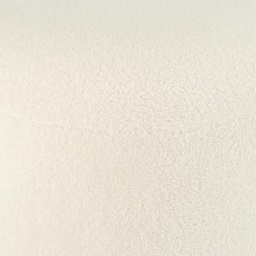 Sagebrook Home Beige Round Ottoman with Ball Feet Rubber Wood