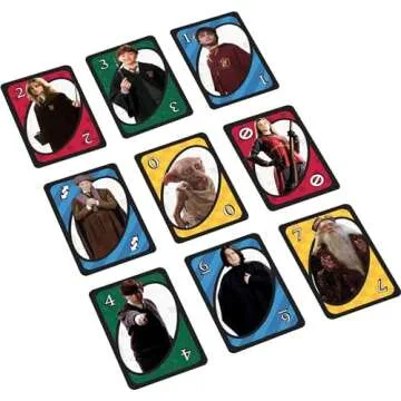 Mattel Games UNO Harry Potter Card Game in Storage Tin for Kids, Adults & Parties, Collectible Deck Based on Popular Series for 2 to 10 Players