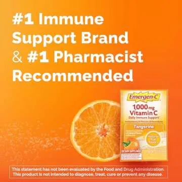 Emergen-C 1000mg Vitamin C Powder, with Antioxidants, B Vitamins and Electrolytes, Vitamin C Supplem...