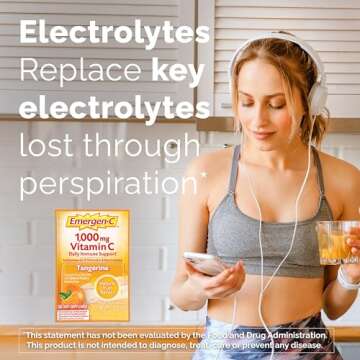 Emergen-C 1000mg Vitamin C Powder - Immune Boosting Mix