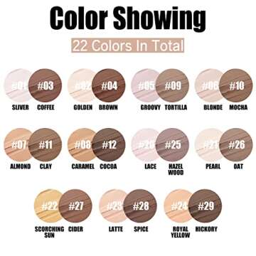 FOCALLURE 2 Pcs Mineral Cream Contour Stick,Moisturize Highlighter and Bronzer Pen,Non Stick Face Brightens & Shades Pencil,Long Lasting & Smooth Gliding Face Illuminator Makeup,Medium