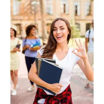 Dynta 3Packs Large Spiral Notebooks 8.5 "x 11" Lined College Ruled Journals for Work, School, Good for Students and Office, 160 Pages/80 Sheets with 100 GSM Lined Paper(3 Colors)