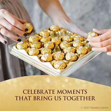 Ferrero Rocher 12 Count Premium Gourmet Chocolate Gift