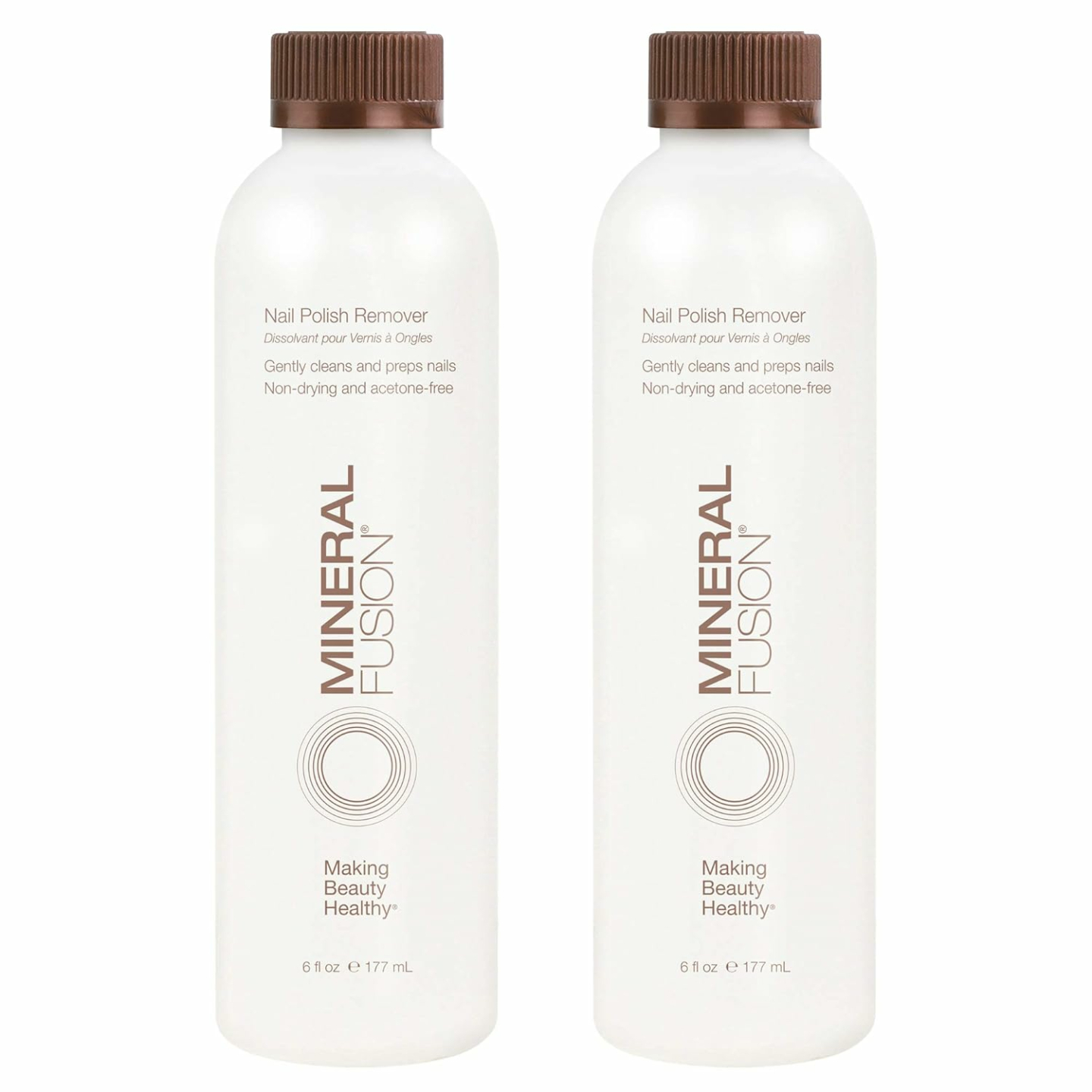 Nail Polish Remover - Mineral Fusion 2-Pack 6 fl oz