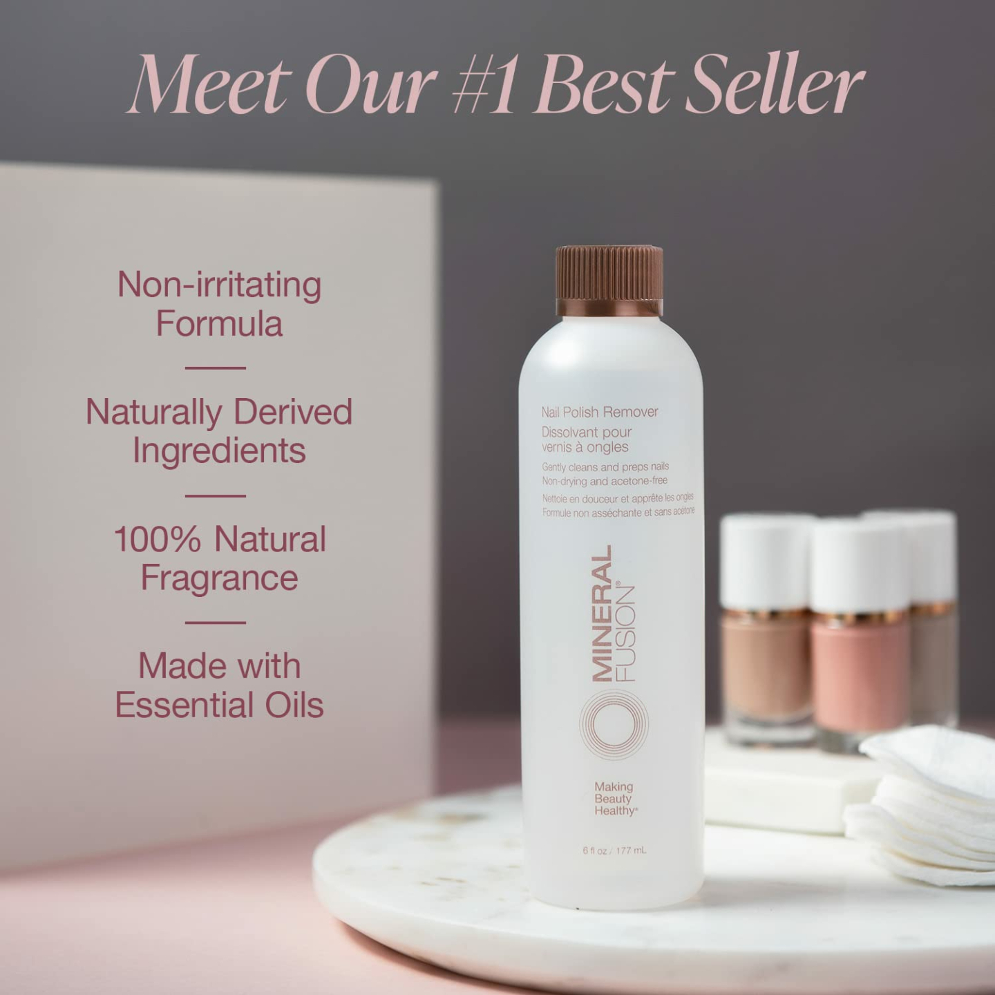 Nail Polish Remover - Mineral Fusion 2-Pack 6 fl oz