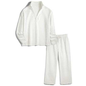 Yioaga Women Tracksuits 2 Piece Set Carmel Travel Set Patrick Pullover Sweatshirt Catherine Sweatpan...