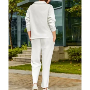 Yioaga Women Tracksuits 2 Piece Set for Travel & Lounging