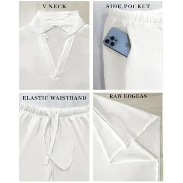 Yioaga Women Tracksuits 2 Piece Set for Travel & Lounging