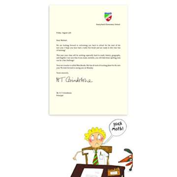 Dear Teacher: A Funny Back To School Book For Kids About First Day Jitters