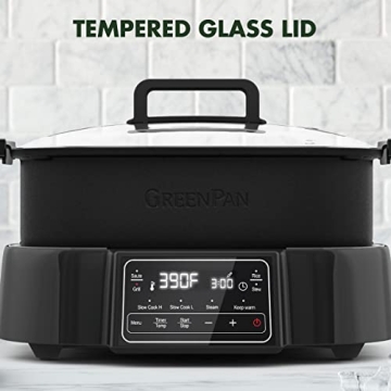 GreenPan 6.5QT Multi-Cooker: Versatile 8-in-1 Cooking Solution