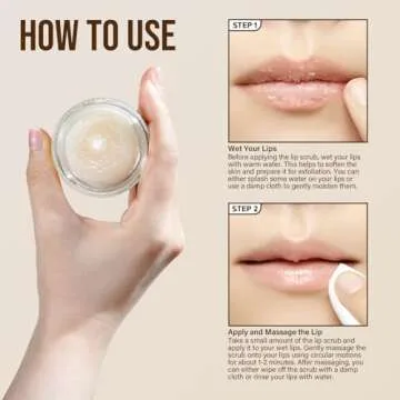 EJW Nourishing Lip Scrub - Exfoliate & Hydrate for Soft Lips